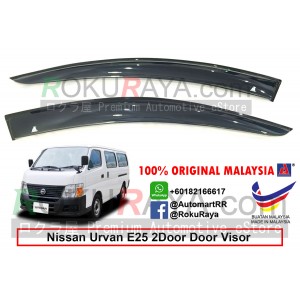 Nissan Urvan E25 2Door (4th Gen) 2001-2015 AG Door Visor Air Press Wind Deflector (Big 12cm Width)